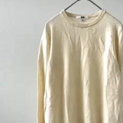 UNIQLO エクストラファインメリノクルーネックセーター 長袖 シンプル 薄手のサムネイル