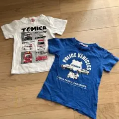 TOMICA 車両デザイン Tシャツ 100サイズ　2枚セット