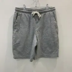 J723 GU グレー スウェットショートパンツ メンズ M