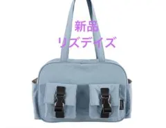 新品　LIZDAYS ナイロン トートバッグ ショルダーバッグ 2way ブルー