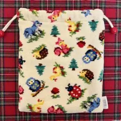 《美品》　フェイラー　ハイジフレンズフォレスト　巾着　ポーチ