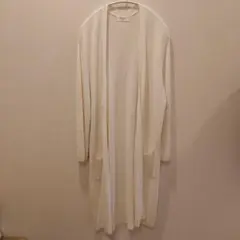 OPAQUE.CLIP ホワイト カーディガン