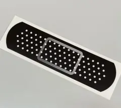 『特大サイズ』カーステッカー【絆創膏】ブラック