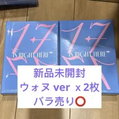 SEVENTEEN DEAR盤 新品未開封 ウォヌ 2枚セット