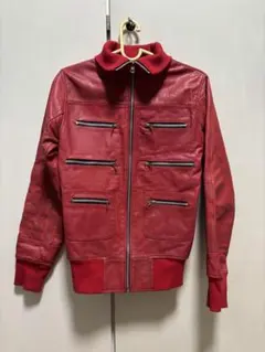 正規店購入 HAS2SONS レッド ジャケット ロゴ y2k - メルカリ