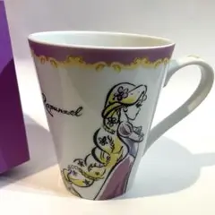 Disney ラプンツェルマグカップ　手描き　ディズニープリンセス