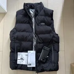 DeliTGo 電熱ダウンベスト ブラックM