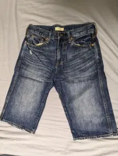 デニム　ハーフパンツ　28インチ