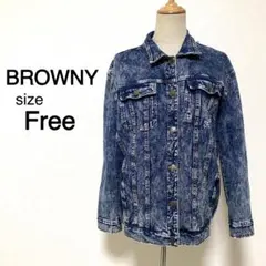 BROWNY デニム風 ソフトジャケットのサムネイル