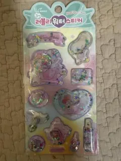 キキララ　ウォーターinシール 韓国限定