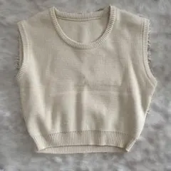 ニットベスト 韓国ファッション