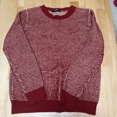 ハンジロー　HanjiroニットセーターLサイズ　クリスマス　秋冬