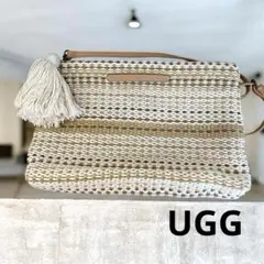 値下げ ほぼ新品 UGG Julia アグ ショルダーバッグ 編み込み タッセルのサムネイル