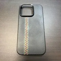 PITAKA iPhone15proケース カーボンファイバー風