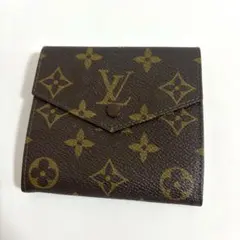美品　ルイヴィトン モノグラム ポルトモネビエ カルトクレディ 三つ折り財布
