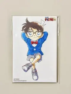 名探偵コナン 中国 30周年コナン展 入場特典 江戸川コナン ミニ色紙 色紙