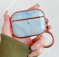 【新品】Airpods pro ケース（タイプF）　大理石柄
