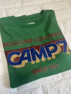 CAMP7 発泡プリント半袖Tシャツ Lのサムネイル