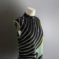ARCHIVE 00s Jamie sadock pleats ノースリーブ 柄