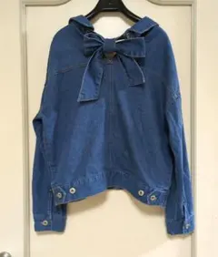 美品　アンドクチュール 　デニムジャケット インディゴブルーのサムネイル