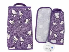 Hello Kitty ティッシュケース パープル ヒョウ柄