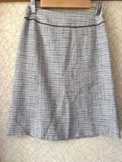 NATURAL BEAUTY BASIC ツイードスカート XS