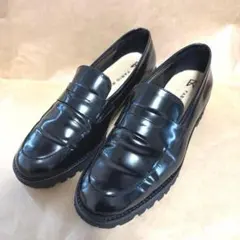 【美品】FABIO RUSCONI ローファー ブラック 36のサムネイル
