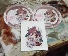 アイナナ　アニカフェ　虎於　ZOOL　ステッカー　コースター　御堂虎於