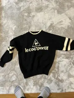 le coq sportif セーター ブラック/アイボリー