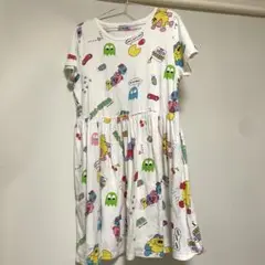 punyus pacman コラボ　総柄ワンピース　半袖