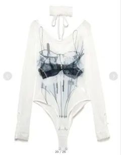 SORIN Bra Printed Bodysuit/ブラプリント ボディスーツ