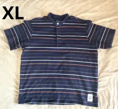 Eddie Bauer ボーダー シャツ XL 綿100%のサムネイル