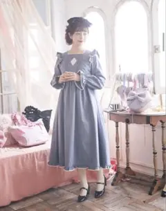 メゾンドフルール 青木美沙子 クラシカルフラワーワンピ フラワー 花柄 