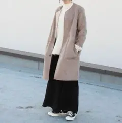 ルグラジック フェイクムートン リバーシブルコート 36