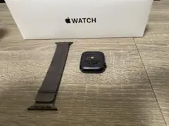 Apple Watch SE第2世代 GPSモデル本体 ブラック メッシュバンド