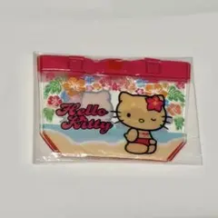 サンリオ ガチャガチャ キティ プールバッグ風ミニポーチ2 日焼けキティ