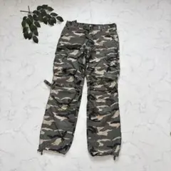 カモフラ ワークパンツ
