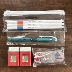 甲南女子大学 文房具セット uni EMOTT ボールペン 消しゴム ノベルティのサムネイル