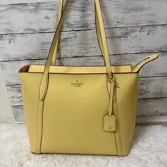 ケイトスペード　トートバッグ　イエロー　A4収納可　ハンドバッグ　 肩掛け