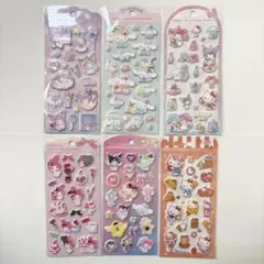 sanrio サンリオ ジュエルマシュマロステッカー 6種セット シール