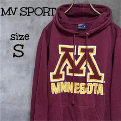 MV SPORT エムブイスポーツ【S】ミネソタ大学 パーカー