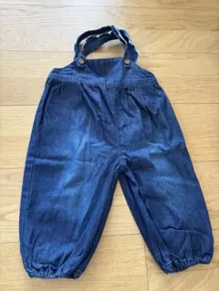 濃紺デニムサロペット　80サイズ