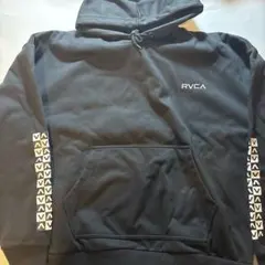 RVCA パーカー ブラック ロゴプリントのサムネイル