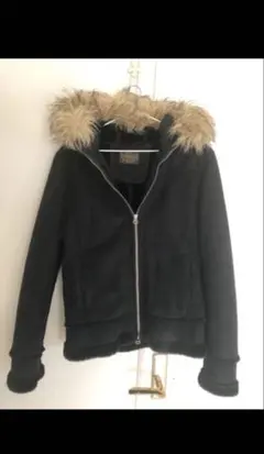 【AZUL BY MOUSSY】Fムートンファー付きブルゾン