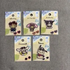 サンリオ 日焼け パイルワッペン シール 刺繍