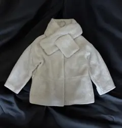 ジャーナルスタンダードレリューム　ウォッシャブルボアマフラー付きブルゾン