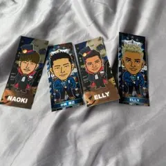 JSB.ELLY.NAOKI千社札シール4枚セット