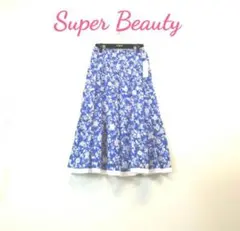 ✨新品希少44❣✨夏〜まるでリカちゃんママ✨清楚で爽やか〜ブルー×ホワイト✨のサムネイル