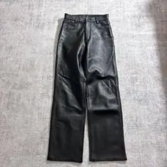 美品 KADOYA カドヤ K’S LEATHER レザーパンツ ブラック 28のサムネイル
