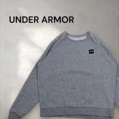 UNDER ARMOR グレー 無地 トレーナー スウェット メンズ/レディース